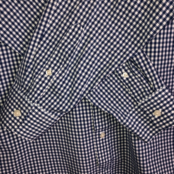 Vineyard Vines Classic Fit  Tucker Shirt Men’s Large Blue Bay Gingham Whale - Picture 4 of 9